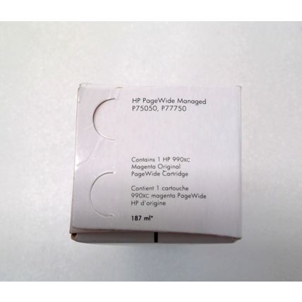 NEW HP PageWide 990XC Magenta Ink Cartridge M0K09XC NEW OEM SEALED