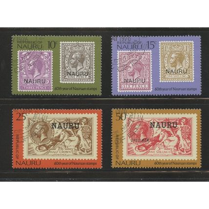 Nauru 138-141, 2976 First Postage Stamps, VF, CTO (NAU453)