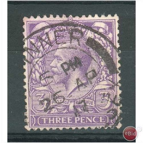 GB stamps 1912 - KGV - 3d SG376 - 2