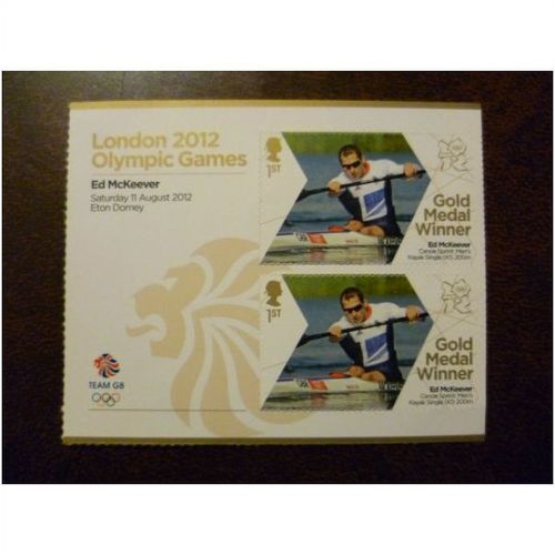 2012 GB Olympics Gold Medal Winners Canoe pair mint stamps SG3367 Ed McKeever