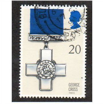 1990 20P 'GALLANTRY AWARDS' FINE USED (EBID22991)
