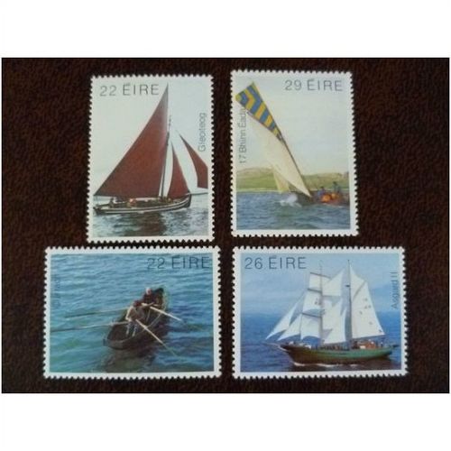 Ireland 1982 Irish Boats mint set stamps SG524-7 Ships Currach Yacht St Patrick