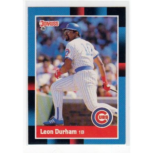 1988 Donruss Leon Durham baseball card #191 – Cubs