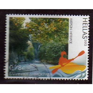 GRC 2012 78c 'TOURISM- CANOEING' FINE USED (EBID45-061)