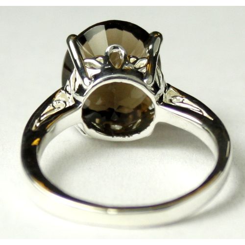 Smoky Quartz , 925 Sterling Silver Ladies Ring, SR055