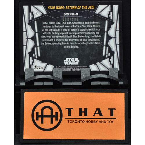 TOPPS Star Wars 40th Anniversary – Base Card #37 - Purple Parallel - 086/100