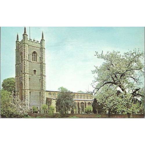 Dedham, Essex - St. Mary's Church - postcard c.1970s