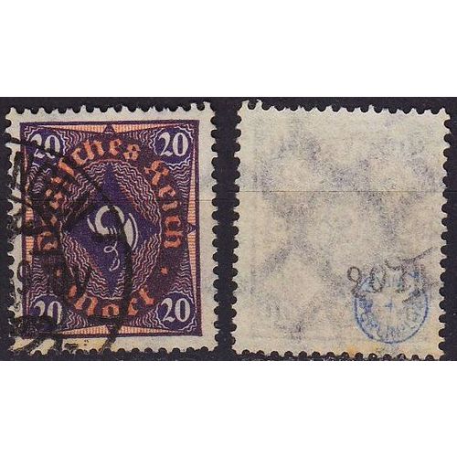 GERMANY REICH [1922] MiNr 0207 W ( O/used ) [01] geprüft
