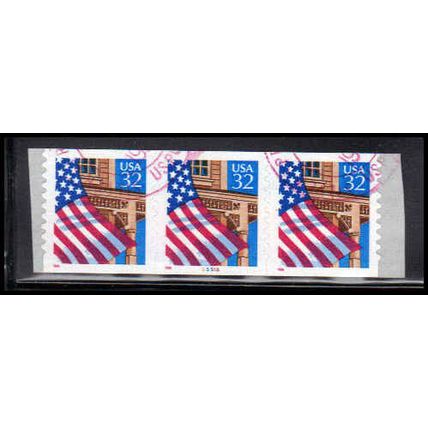Used 2915A 32c U.S. Flag Over Porch Very Fine PNC 55555/3 10x10 PA3535