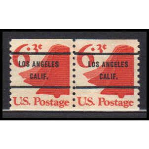 1518a 6.3c Liberty Bell Fine MNH Gap Pair PreCnx CA0066