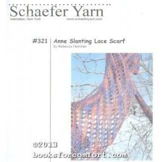 Anne Slanting Lace Scarf #321