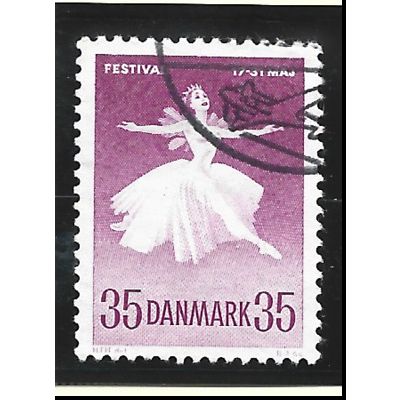 Denmark Stamp Scott #369, Used
