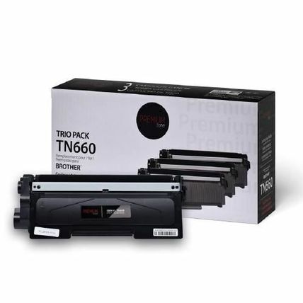 Compatible with Brother TN-660 Black - Premium Tone Compatible Toner - High Yiel