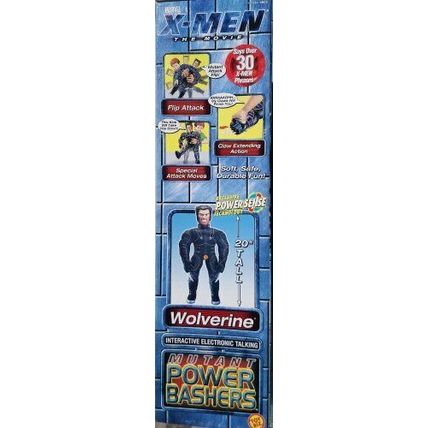 wcw wwf ljn wrestling superstars 21" x-men wolverine bashin brawlers figure