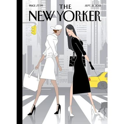 THE NEW YORKER-SEPTEMBER 21, 2015-“Crosswalk,” by Greg Foley.-NEW