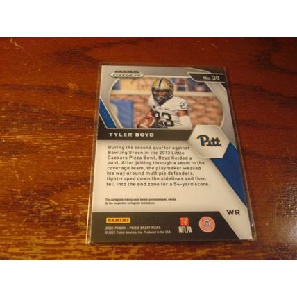 2021 Panini Prizm, 10-Cards, TYLER BOYD, Bengals #38