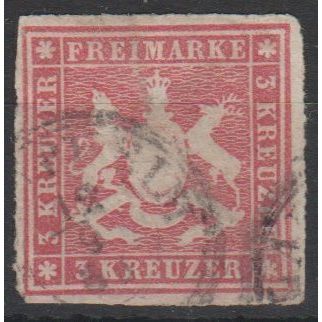 Mi 31 no gum 1865 Wuerttemberg Cat € 5