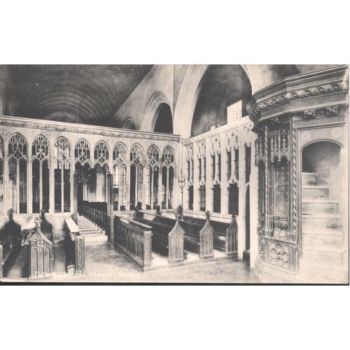 Vintage GB PC - Totnes Church, Chancel Screen, Devon