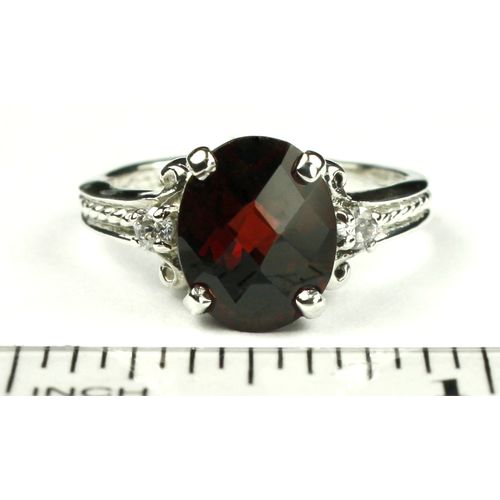 Mozambique Garnet, 925 Sterling Silver Ring, SR136