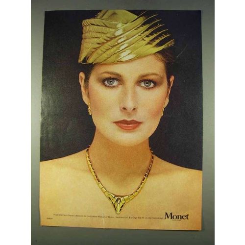 1978 Monet Entre-Nous Collection Necklace & Earrings Ad