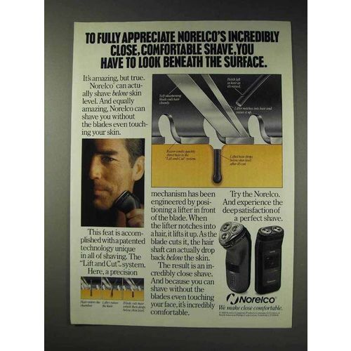 1991 Norelco Shaver Ad - 955RX, 605RX - Appreciate
