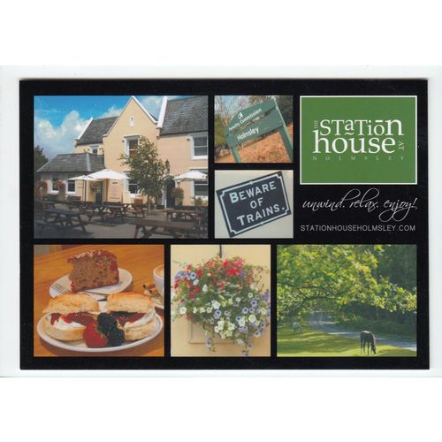 Station House Holmsley New Forest Hampshire Postcard