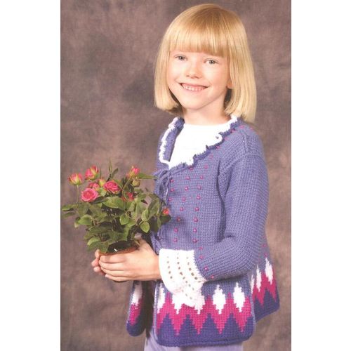 Crochet Sweater Pattern Harlequin Jacket