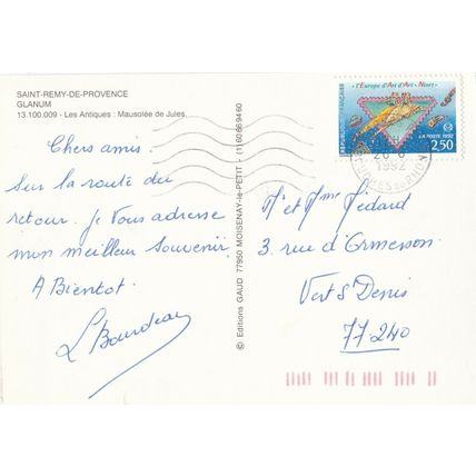 St Remy de Provence Glanum France Postcard used VGC