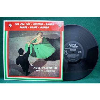 Adel Valentine, Accordion - Cha Cha Cha, Calypso - LPIR 11 - VG