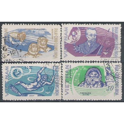 VIET-NAM du Nord N° 459/62 YVERT OBLITERE ( USED )