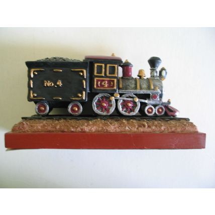 Steam Locomotive Quartz Desk Clock Lot of 2 3420