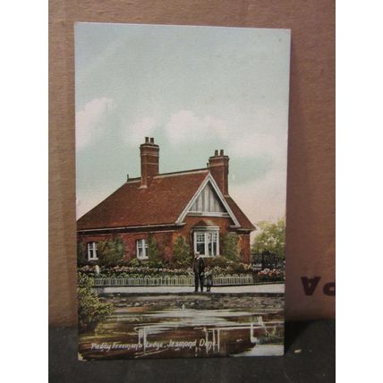 PADDY FREEMAN'S LODGE, JESMOND DENE, NEWCASTLE ON TYNE .antique postcard 1910 =