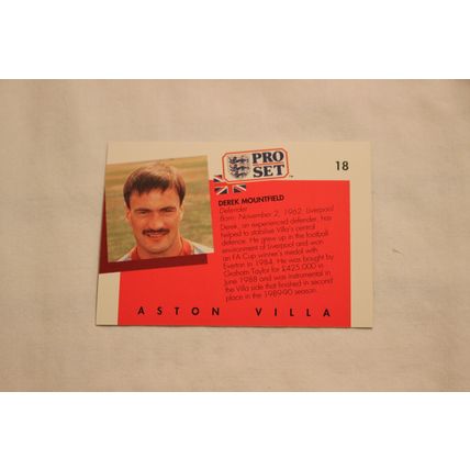 Derek Mountfield 1990/91 Pro Set NO. 18