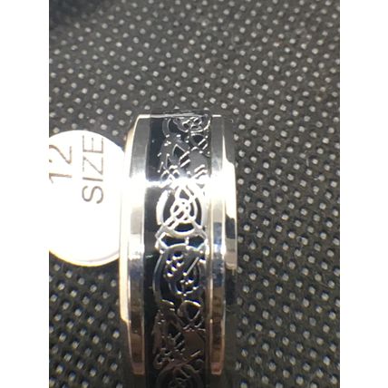 Ring Wedding Mens Stainless Steel Celtic Dragon design #178 #180 USA Seller