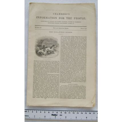 1842 The Dog-field Sports No. 1