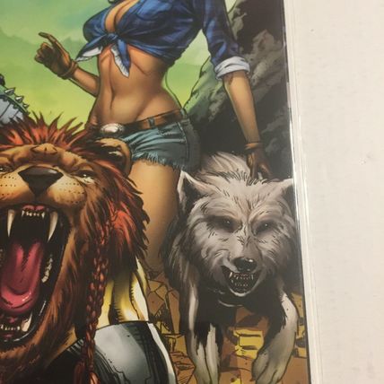 2013 Zenescope Oz Sexy Dorothy Scarecrow Lion & Tin Man Cover #2B