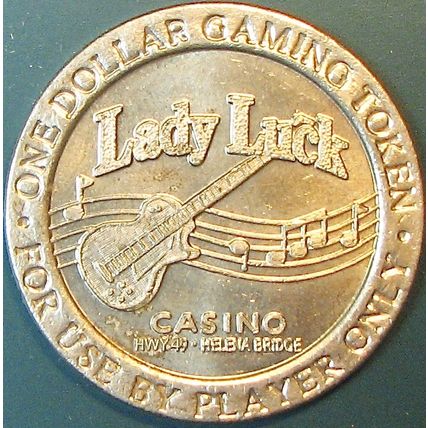 Lady Luck. $1 Casino Token. Coahoma, MS. P71.