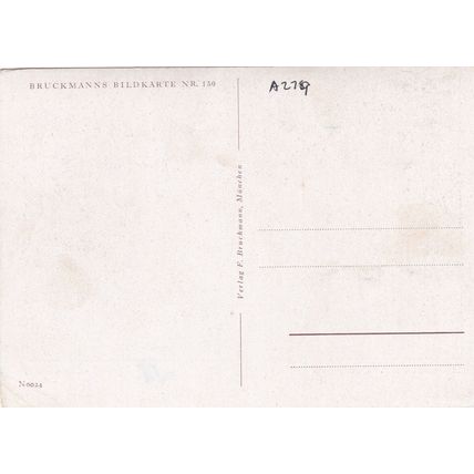 Ludwig Richter Begegnung Postcard unused VGC