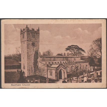 Beetham Church, Westmorland, c.1930s - Postcard