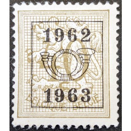 STAMP BELGIUM SG1343 (Yt Pr399) 1962 40c Heraldic Lion Precancelled