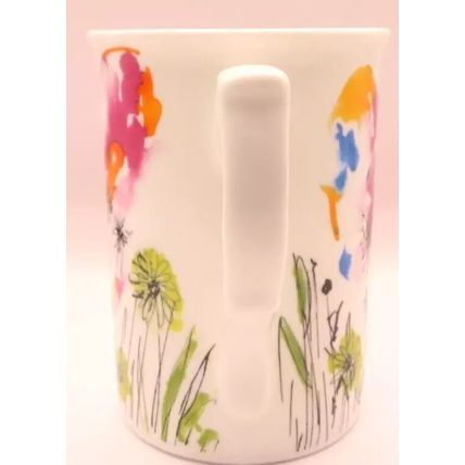 Hearts & Flowers Mug Bone China 10 CM Gift Microwave Dishwasher Proof Ceramic