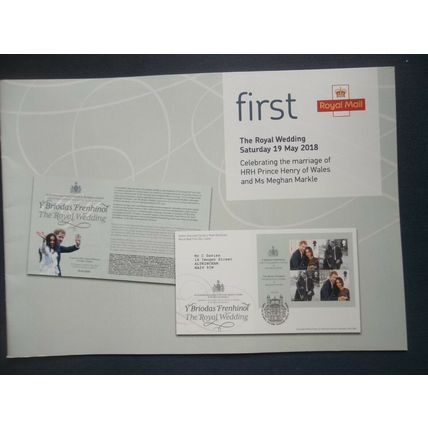ROYAL MAIL 16 PAGE FIRST INFORMATION BOOKLET WEDDING HARRY MEGHAN MARKLE 2018