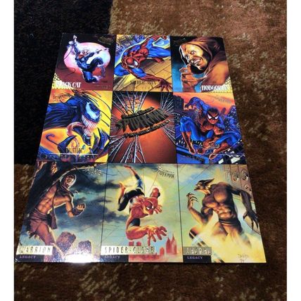 LOT of 5 Uncut Non-Sport Sheets Assorted from 1994-95 Marvel, Beavis & ButtHead