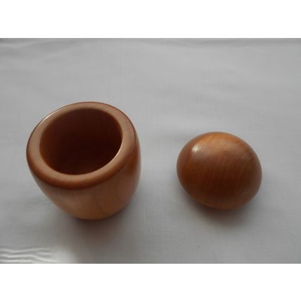 Vintage 1990's Matt Wooden Pot