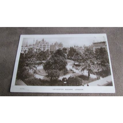 1912 fr WHS real photo Postcard - Leicester Square scene - London