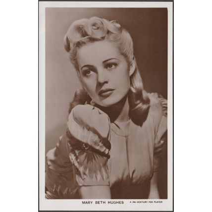 Actress Mary Beth Hughes, c.1940s - Picturegoer RP Postcard