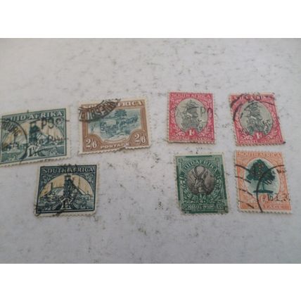 South Africa - stamps - a selection of 7 different stamps