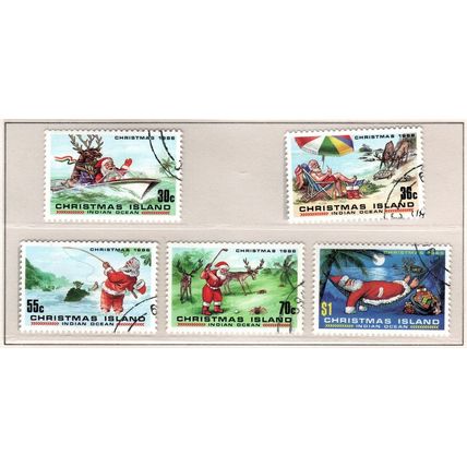 Christmas Island ASC 197-201 1986 Christmas used