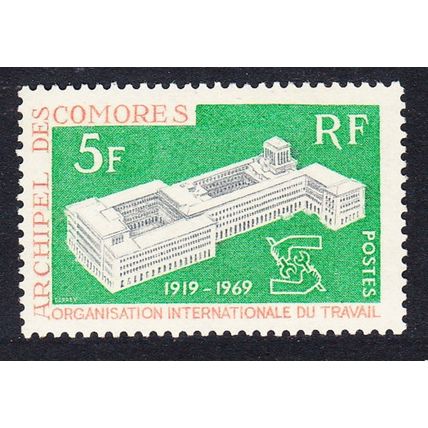 Comoro Is. Intl Labour Organisation 1969 MNH SG#84 MI#103 Sc#83