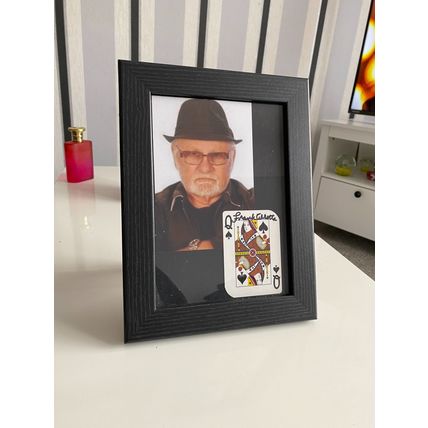 Frank Cullotta CASINO signed autograph gangster card framed playing poker